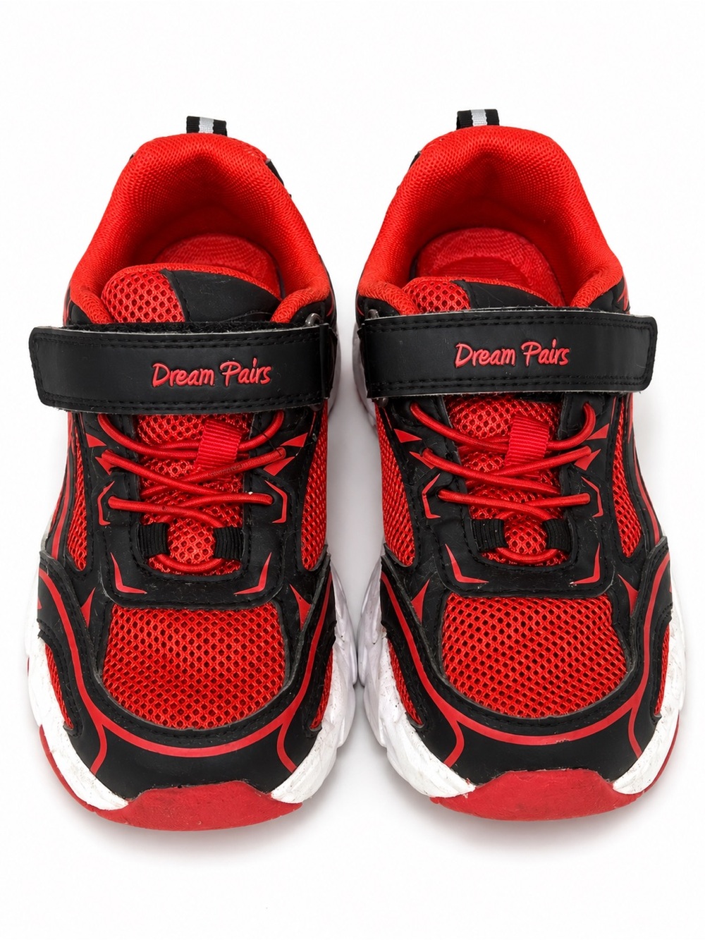 Dream Pairs Kids Red and Black Sport Sneakers